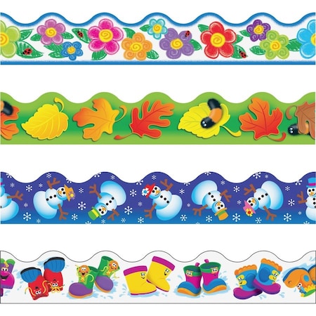 Trend Trimmers, Pre-cut, Reusable, 4 Seasons, 156', 48/ST, Multi PK TEP92914